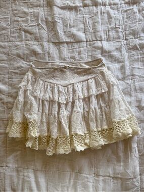 Bohemian Tiered Mini Skirt
